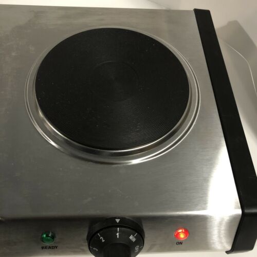 Cuisinart CB-60 Cast-Iron Double Burner, Heavy Duty, Silver - IT WORKS! - Fresh Stock Dated February 2026