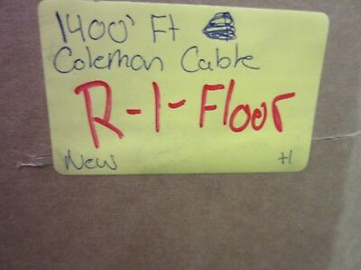 1400' Coleman Rg Cable Coax Coaxial 11/U 14 Awg CL2 CATV 934 E100316 Bulk - Fresh Stock Dated December 2025