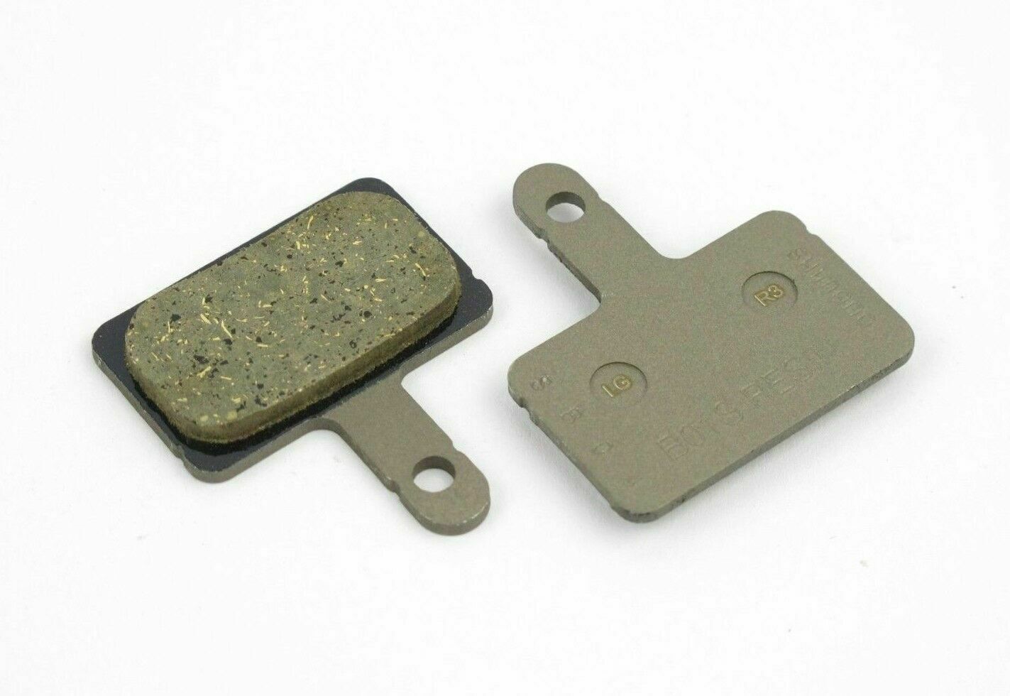 New 2 Pair For Shimano B01S Resin Disc Bicycle Brake Pads with Spring and Pin - Fresh Stock Dated December 2025