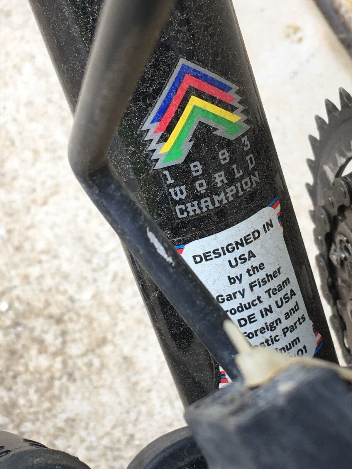 Vintage Gary Fisher Big Sur Mountain Bike w Rock Shox Shimano Bontrager - Fresh Stock Dated December 2025