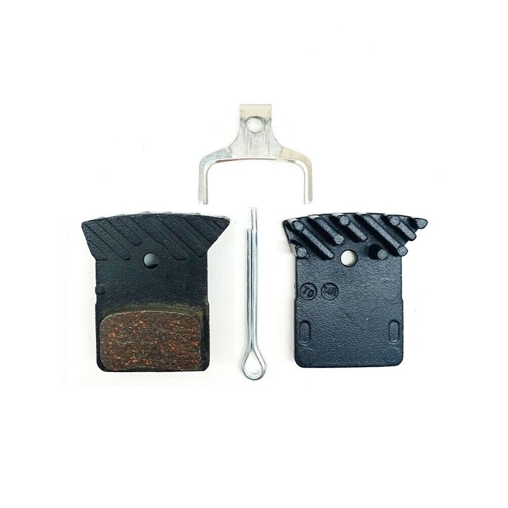 MTB Road Bike Disc Brake Pads Cooling Fin Resin For-Shimano BR-RS805 BR-RS505 - Fresh Stock Dated December 2025