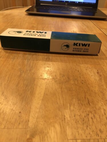 12 Pcs KIWI Knife Stainless Steel Wood Handle # 501 - Fresh Stock Dated January 2026