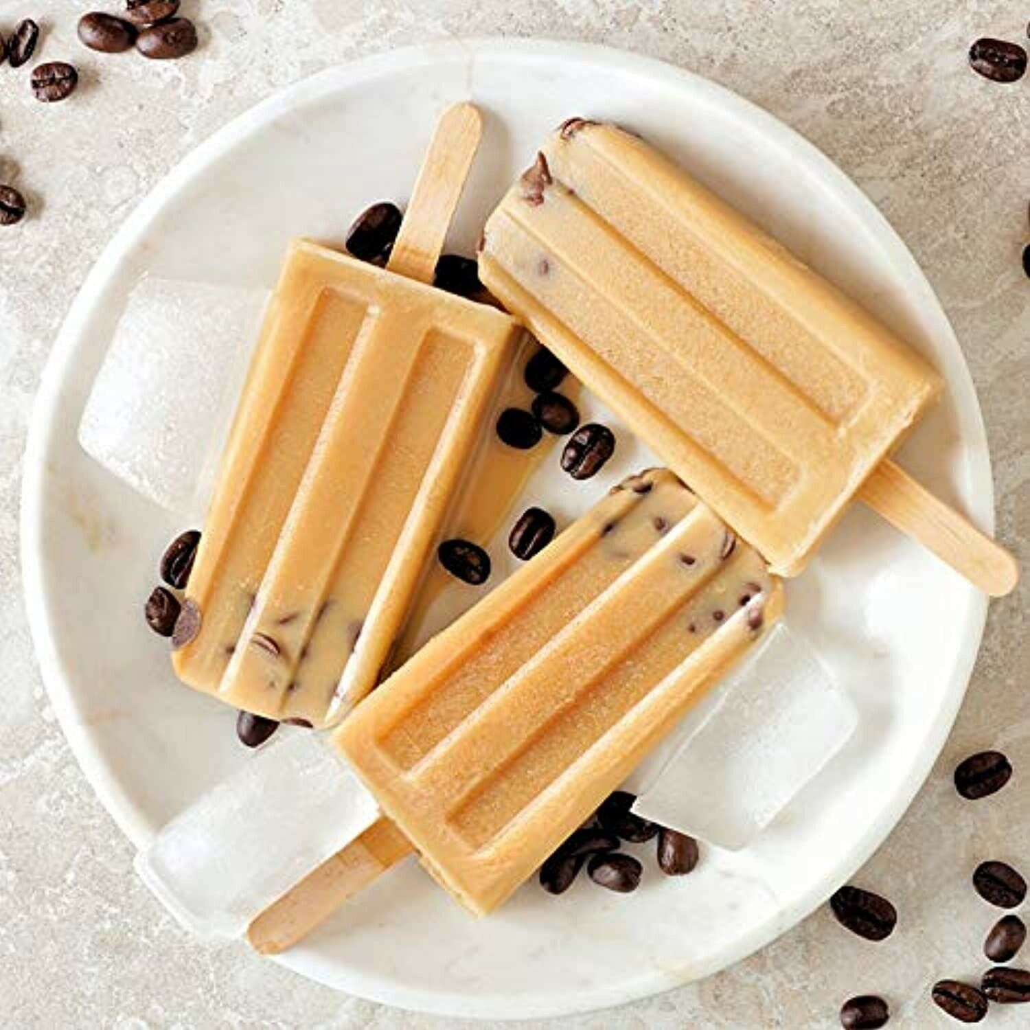 Ozera Popsicle Molds, 10-Cavity Popsicle Maker Mold Grade Silicone Popsicle Mold - Fresh Stock Dated February 2026