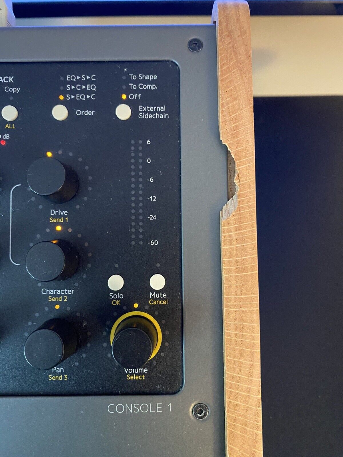 Softube Console 1 and Fader 1 with wooden stand - Fresh Stock Dated December 2025