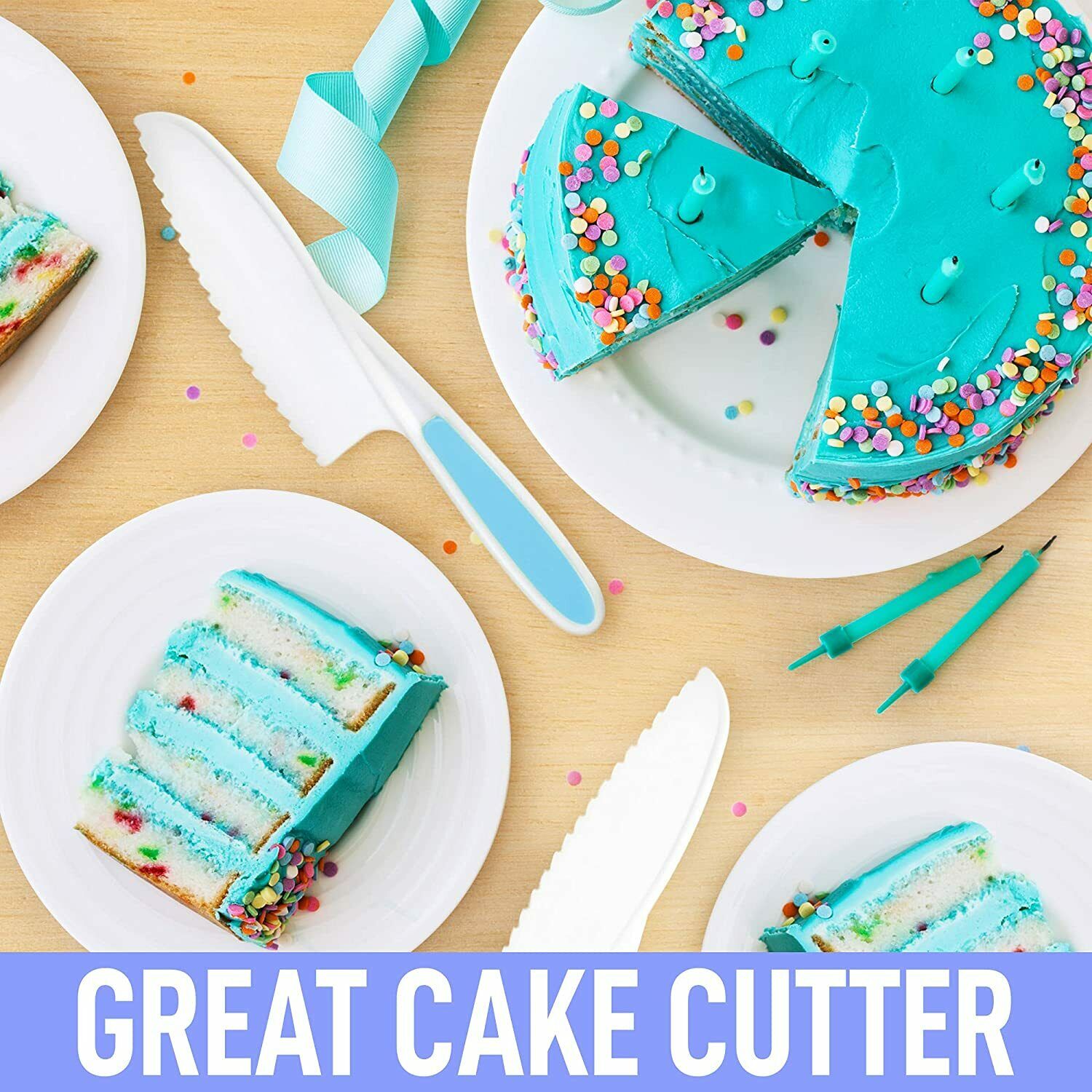 3 Piece Kids Knife Set Safe Fun Cooking Cutting Fruits, Veggies, Sandwiches Cake - Fresh Stock Dated February 2026