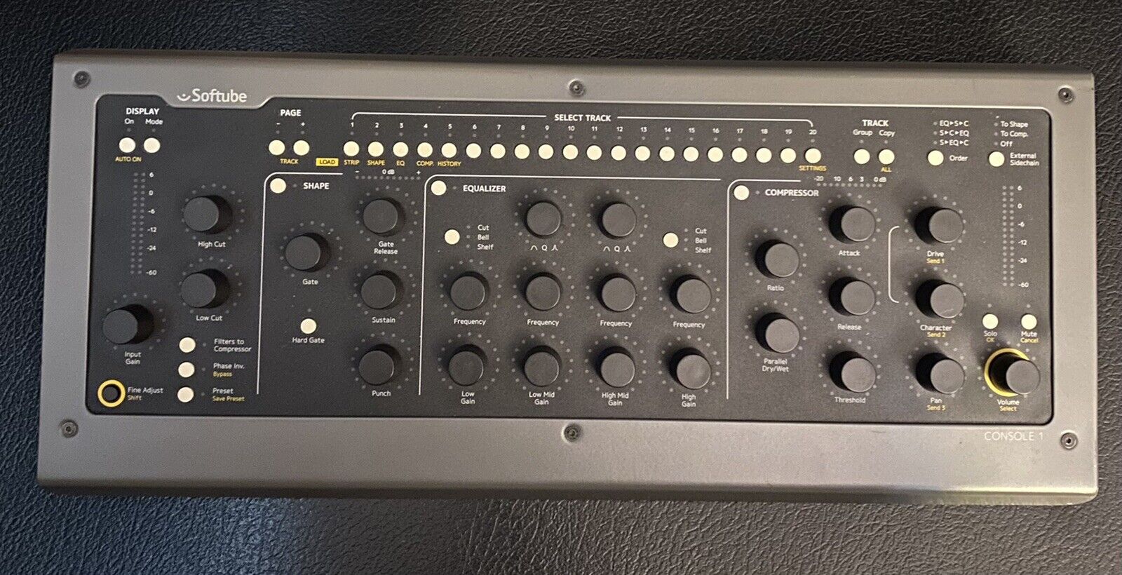 Softube Console 1 and Fader 1 with wooden stand - Fresh Stock Dated December 2025
