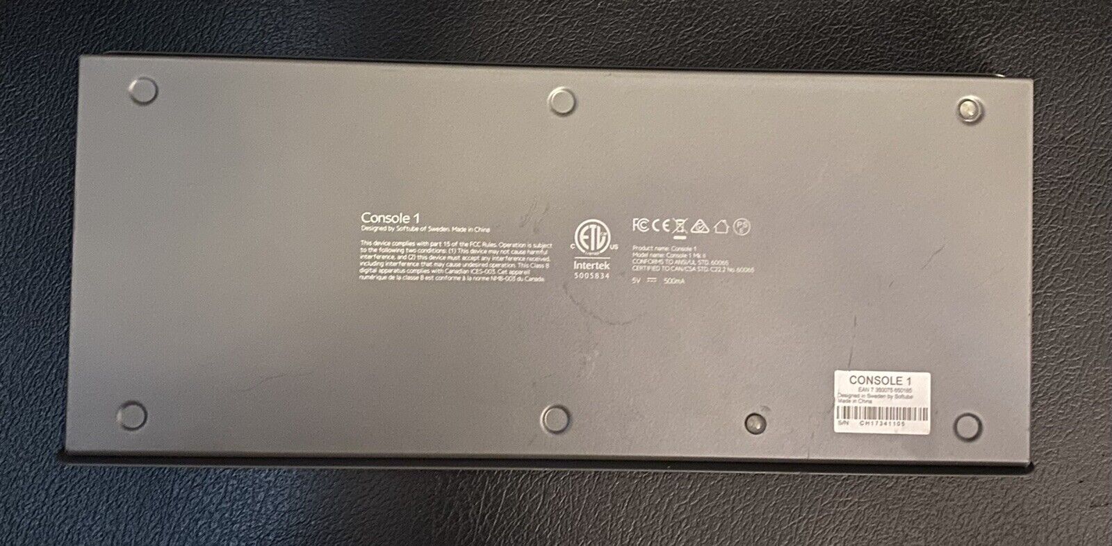 Softube Console 1 and Fader 1 with wooden stand - Fresh Stock Dated December 2025