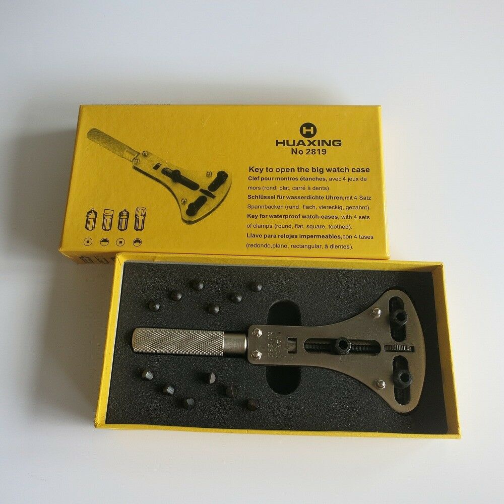 G2819 Universal Large Type Watch Opener Wrench for Screw Back Case Max. 55mm - Fresh Stock Dated December 2025