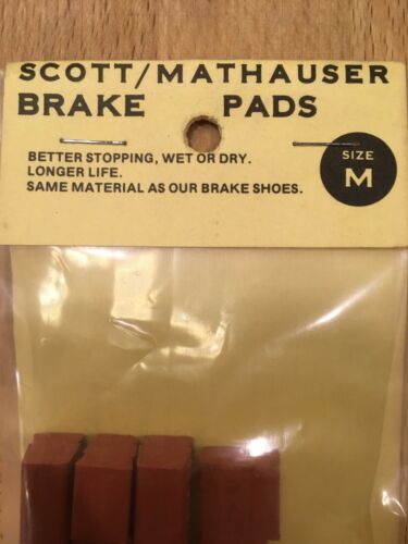 NOS Scott Mathauser M Brake Pads  Fits MAFAC Dura Ace etc Vintage NIP ME4 - Fresh Stock Dated December 2025