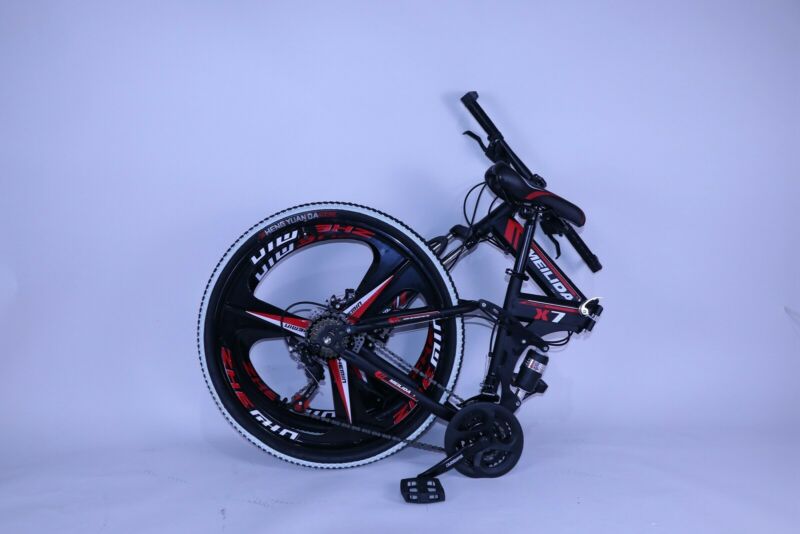 26in Folding Mountain Bike Shimanos 21 Speed Bicycles Full Suspension MTB Bikes - Fresh Stock Dated December 2025