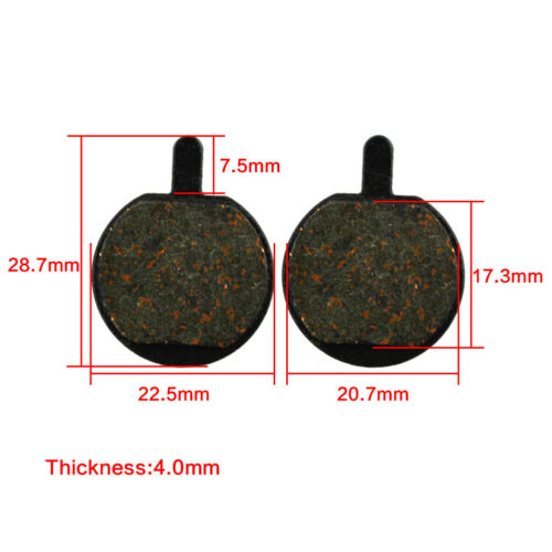Pair / 2Pair / 4Pair Bike Bicycle Cycling MTB Resin Disc Brake Pads for JAK ZOOM - Fresh Stock Dated December 2025