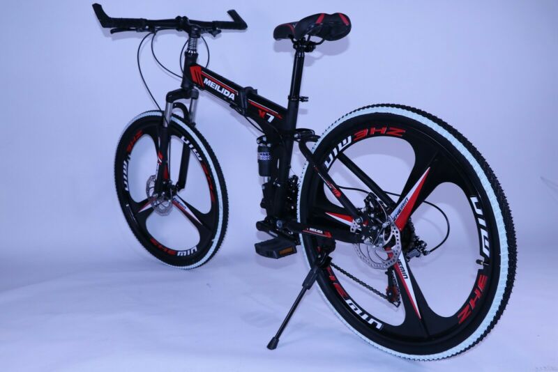 26in Folding Mountain Bike Shimanos 21 Speed Bicycles Full Suspension MTB Bikes - Fresh Stock Dated December 2025