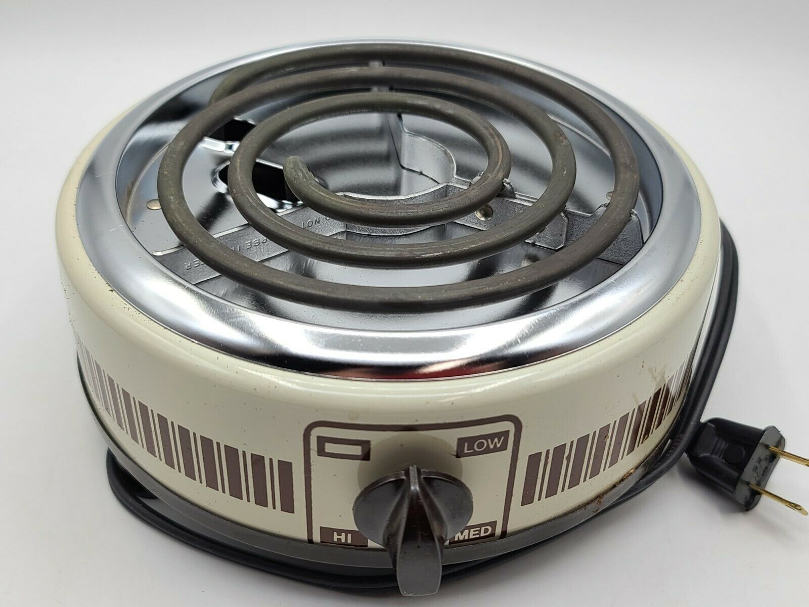 Vintage Munsey Extra Burner Hot Plate Model FB-1 Made in U.S.A. 1100 Watts 120 V - Fresh Stock Dated February 2026