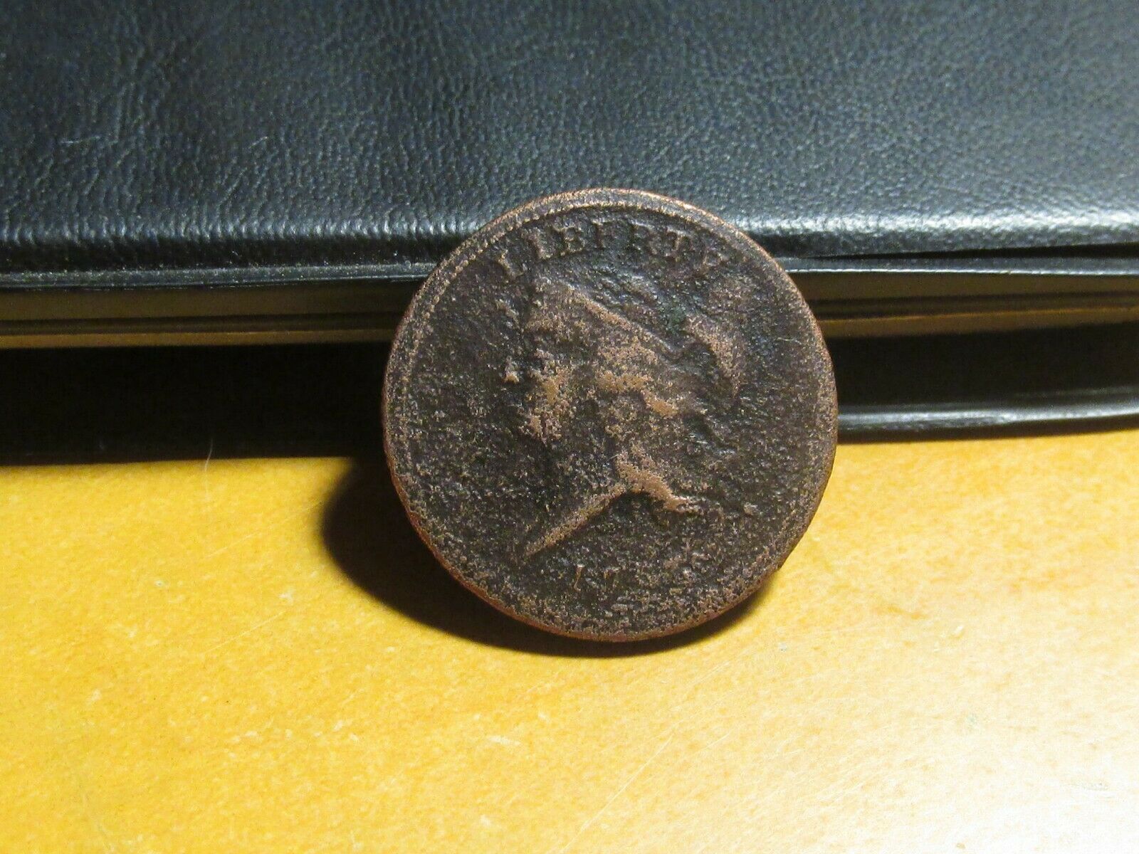 1793 Liberty Cap Half Cent. Cohen-4. Corroded, Cleaned. Nice Detail. - Fresh Stock Dated December 2025