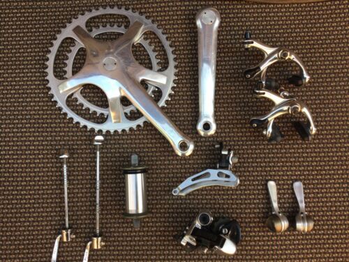 Mavic Road Bike Vintage Parts Group Starfish Cranks Open4CD Campagnolo Eroica - Fresh Stock Dated December 2025