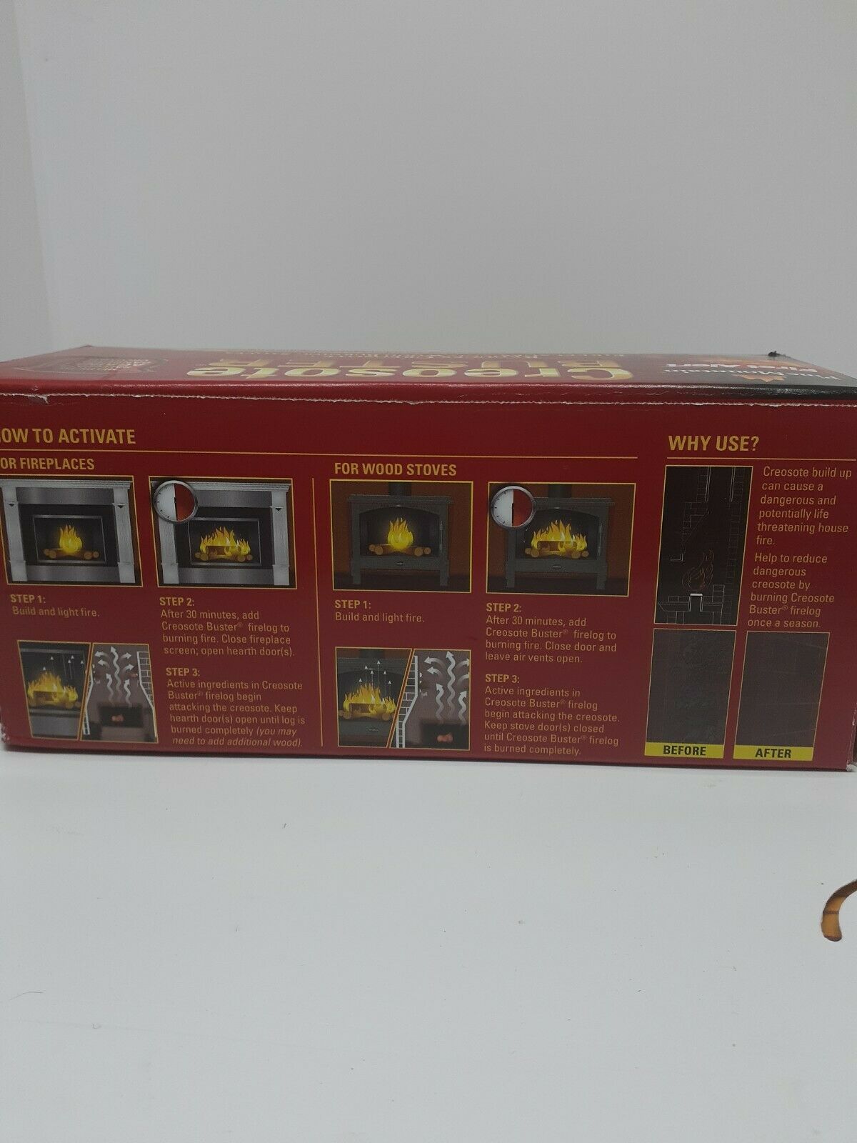 Pine Mountain Firelog Creosote Buster  3.5 lbs chimney cleaner - Fresh Stock Dated December 2025