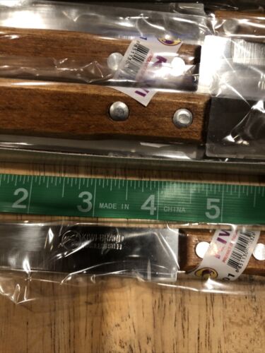 12 Pcs KIWI Knife Stainless Steel Wood Handle # 501 - Fresh Stock Dated January 2026
