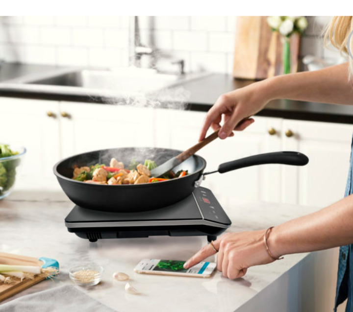 Cosmo Portable Electric Induction Cooktop 1800w Rapid Heating Sensor LED Display - Fresh Stock Dated February 2026