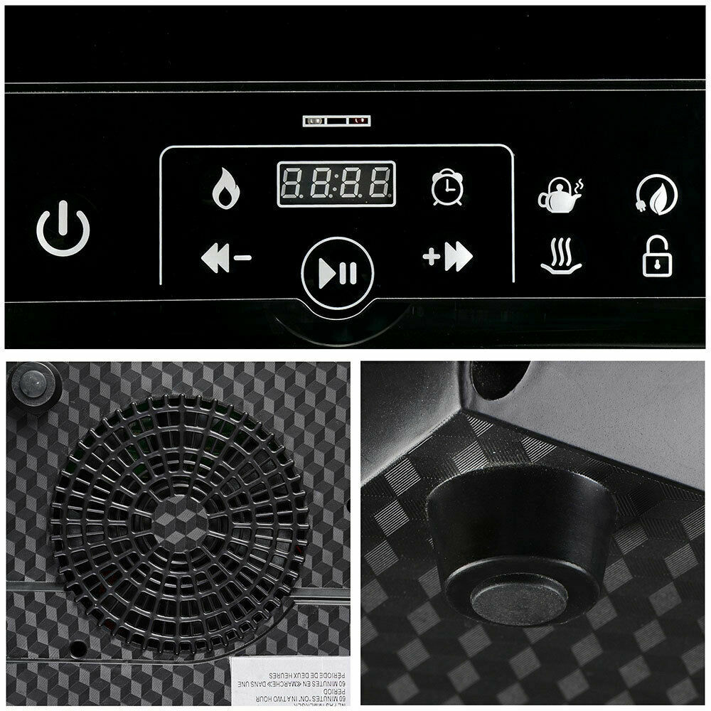 1800W Electric Single Induction Cooker Portable Burner Cooktop Digital Hot Plate - Fresh Stock Dated February 2026