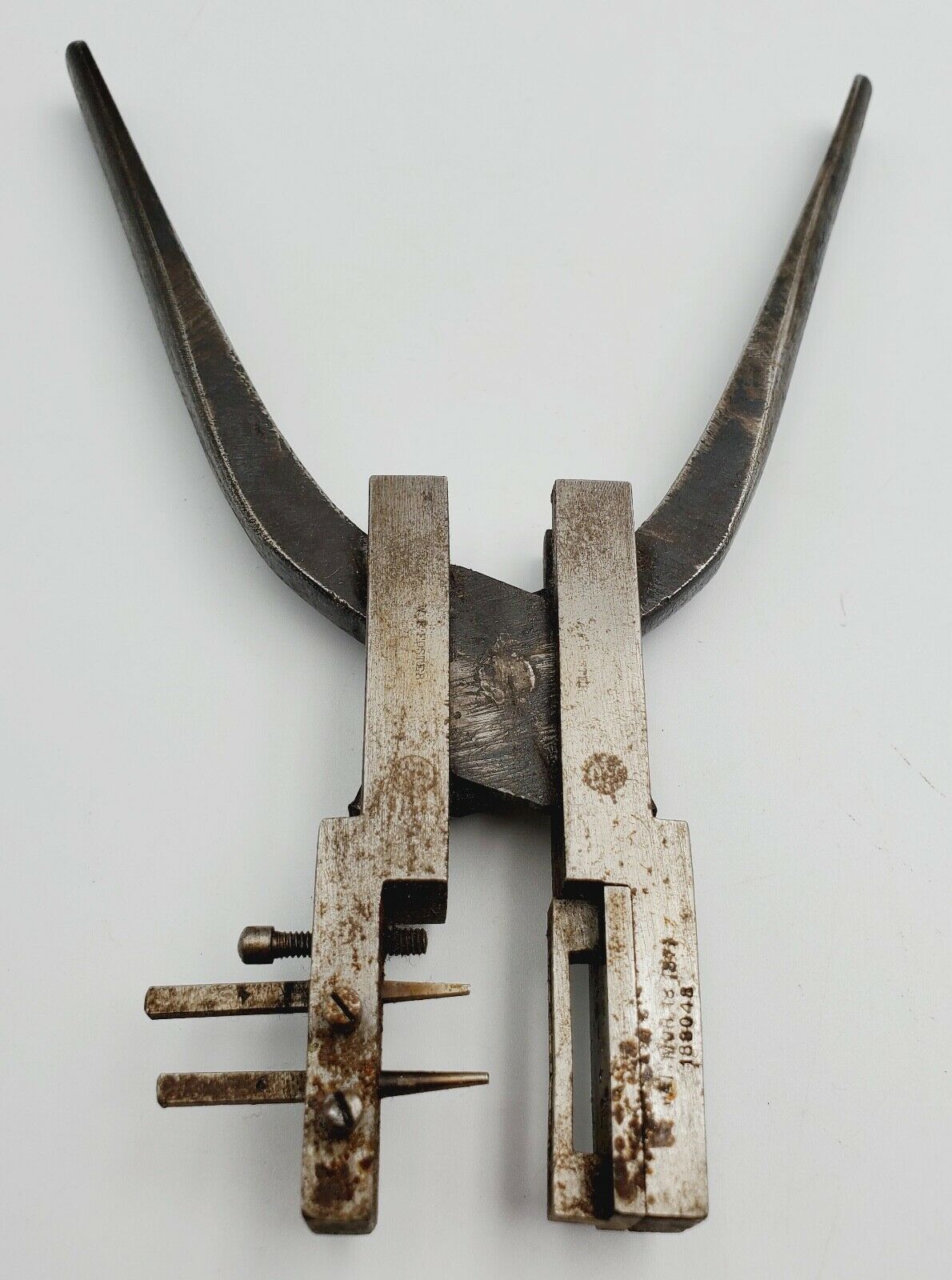 Pat.1877 W F Foster Large Watchmaker Mainspring Punch Plier Bench Repair Tool - Fresh Stock Dated December 2025