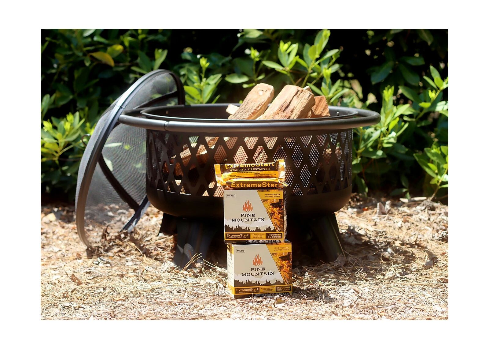 PINE MOUNTAIN EXTREMESTART FIRESTARTER 24PAPER WRAPPED STARTS WOOD CHARCOAL USA - Fresh Stock Dated January 2026