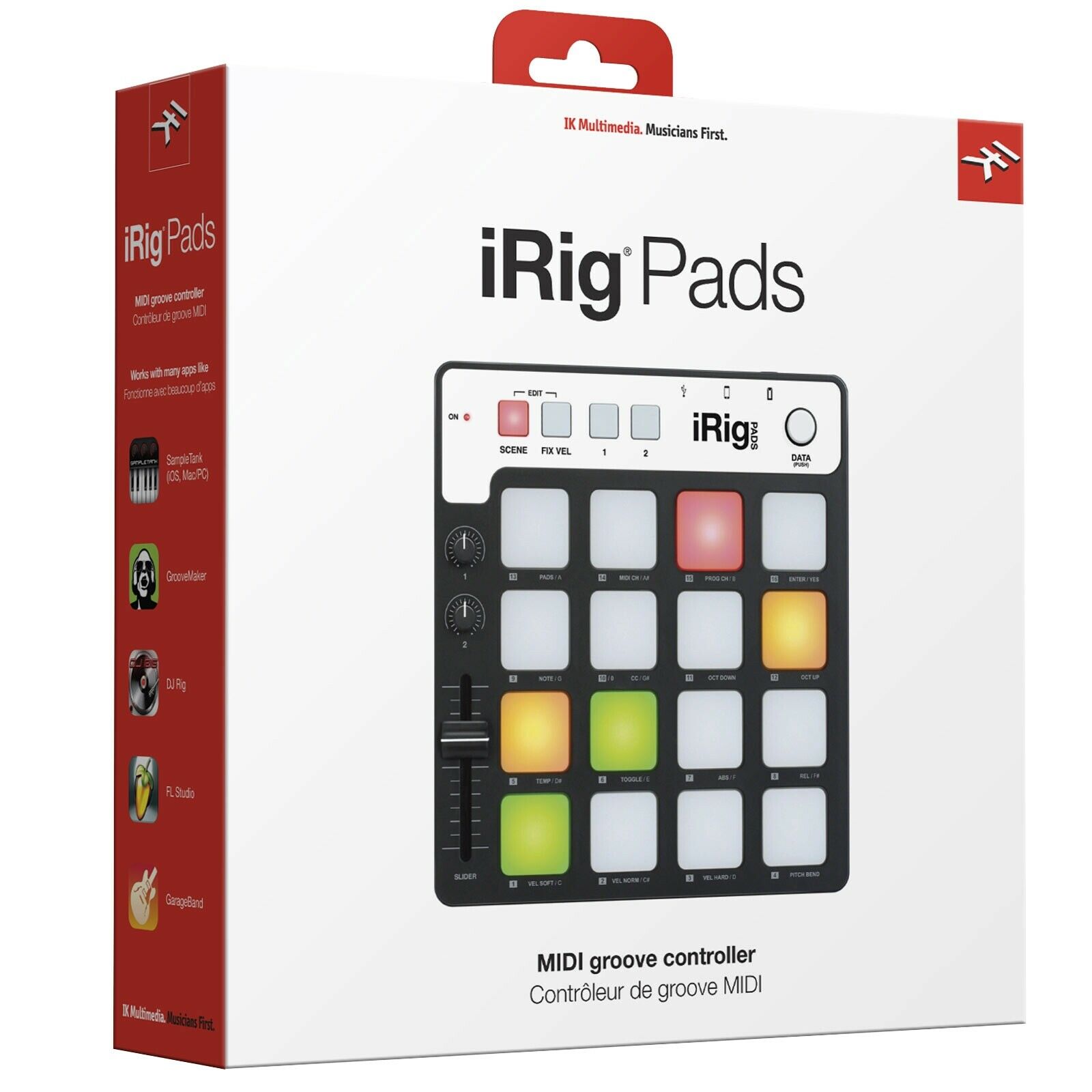 iRig Pads Pad-style MIDI Groove Controller for iPhone, iPad, iPod touch Mac & PC - Fresh Stock Dated December 2025