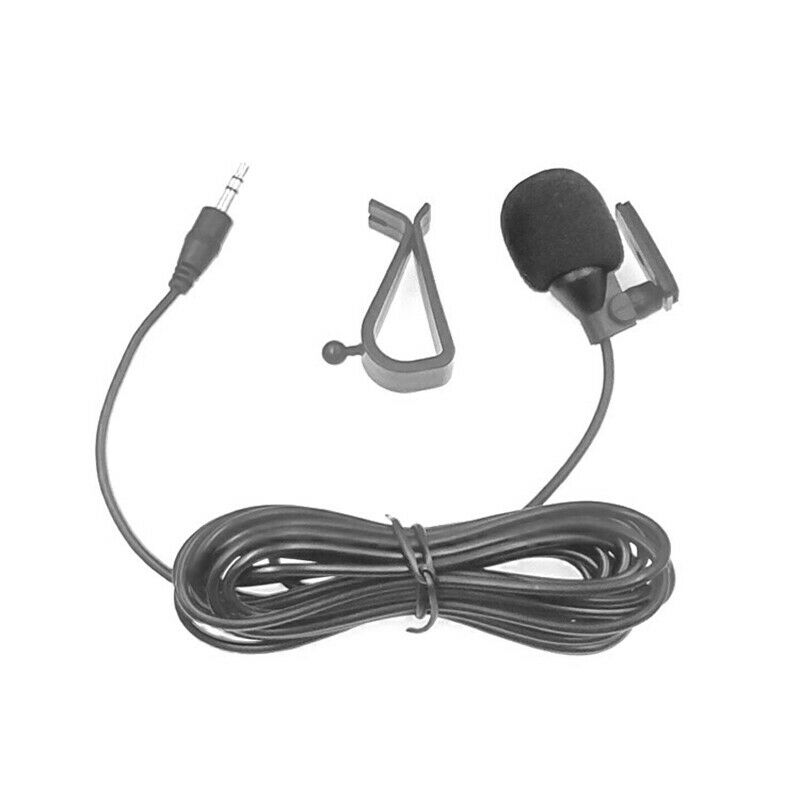 3.5mm Mic Car Vehicle Radio Stereo GPS Enabled Audio DVD External Microphone - Fresh Stock Dated December 2025