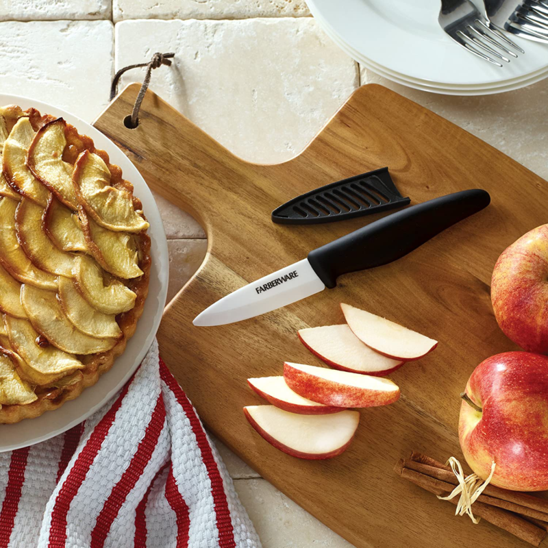 Ceramic Knife Set, Small, Black - Fresh Stock Dated January 2026