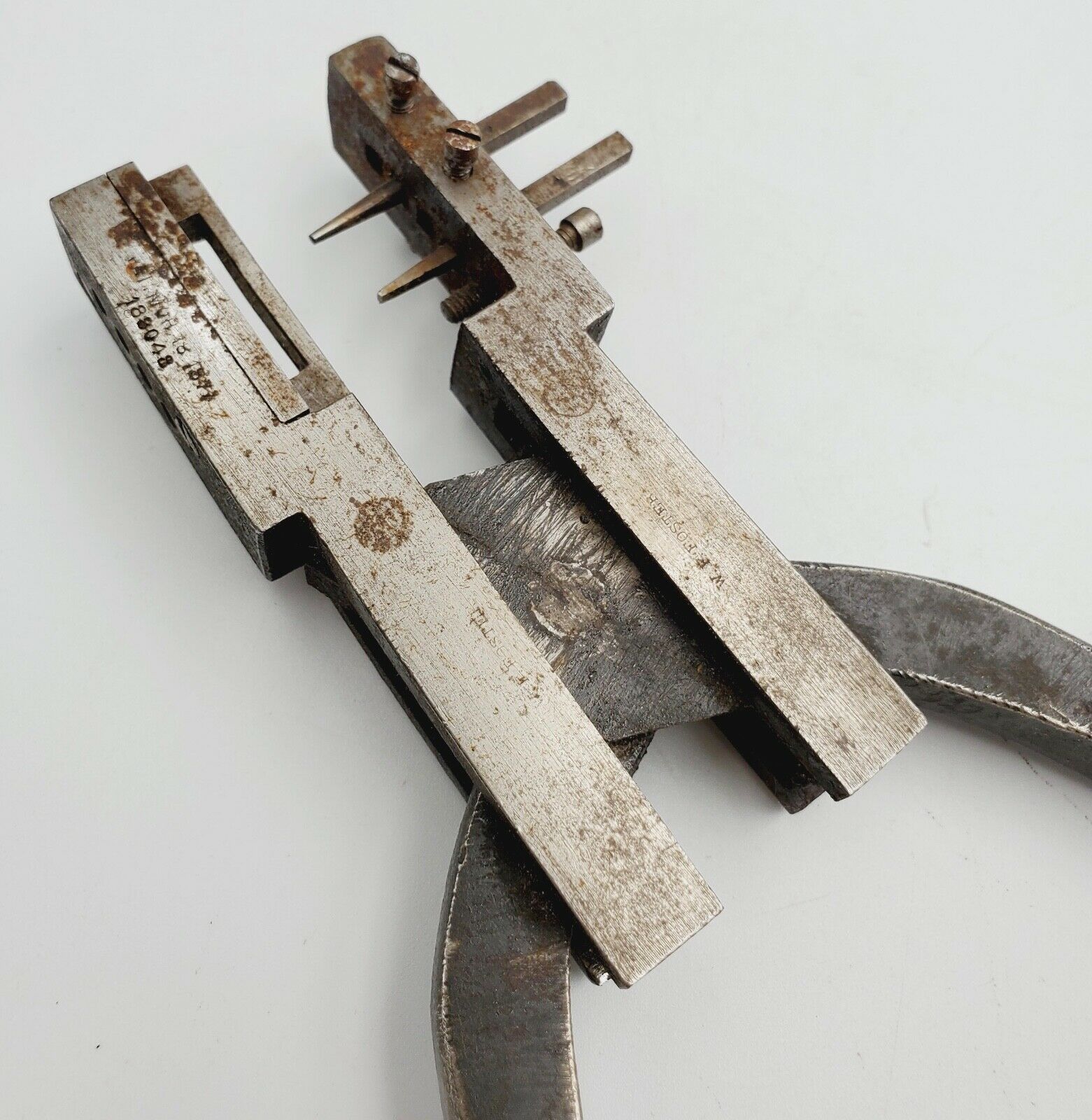 Pat.1877 W F Foster Large Watchmaker Mainspring Punch Plier Bench Repair Tool - Fresh Stock Dated December 2025