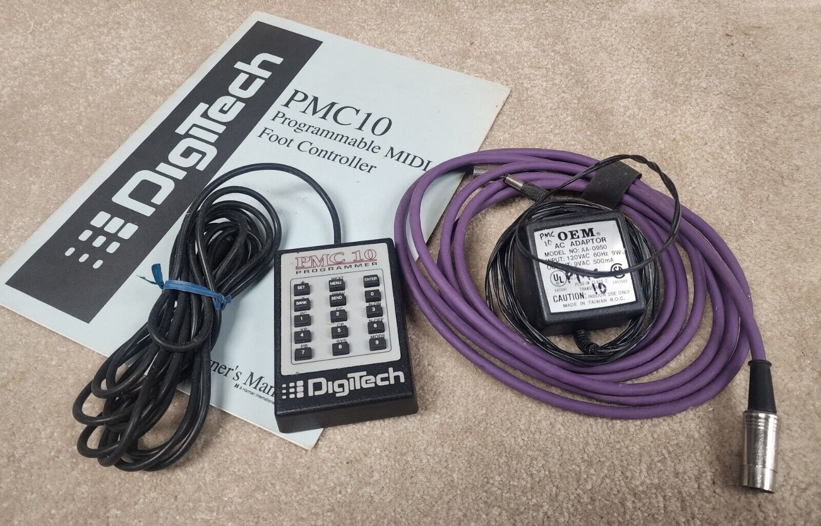 Digitech PMC10 Programmable MIDI Foot Controller - Fresh Stock Dated December 2025
