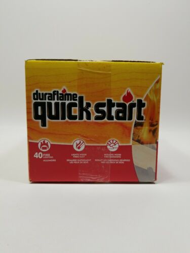 Duraflame Quick Start Firelighters Case of 10 - 4 packs Brand New FREE SHIPPING! - Fresh Stock Dated December 2025