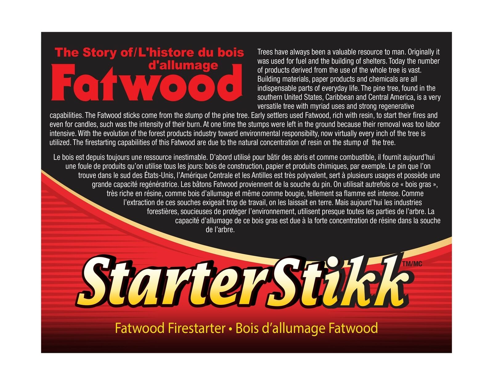 Quick Starting Allumage Rapide 5 LB 100% Natural Fatwood Firestarting Sticks - Fresh Stock Dated January 2026