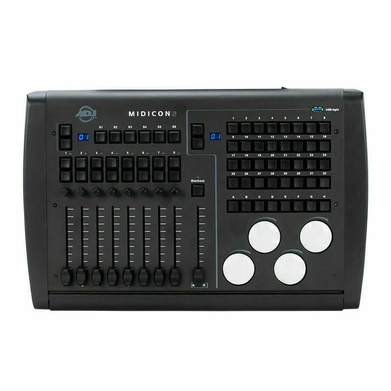 ADJ MIDICON-2 USB Powered Midi Controller w dials - Fresh Stock Dated December 2025
