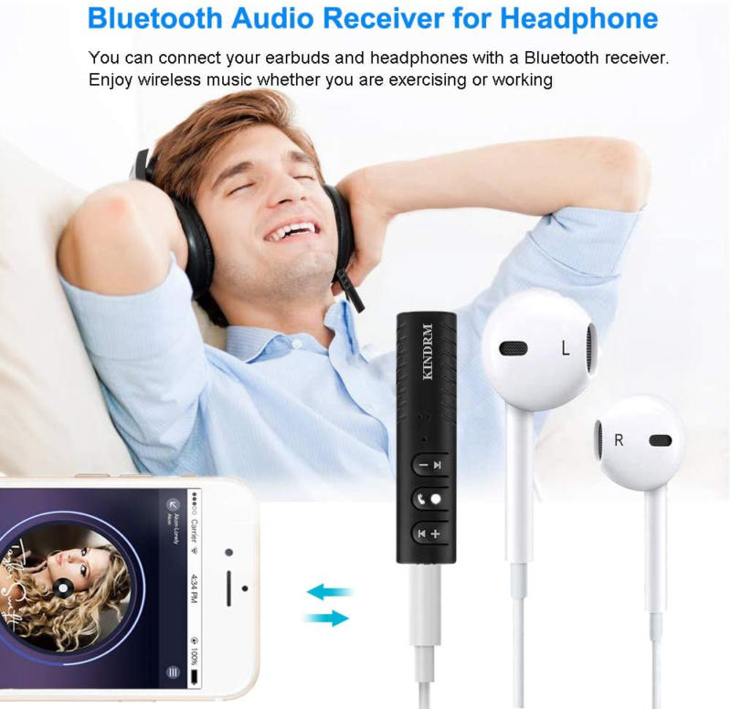 Adaptador De Auto Para Receptor Bluetooth Para Música Mp3 Auxiliar Portátil - Fresh Stock Dated December 2025