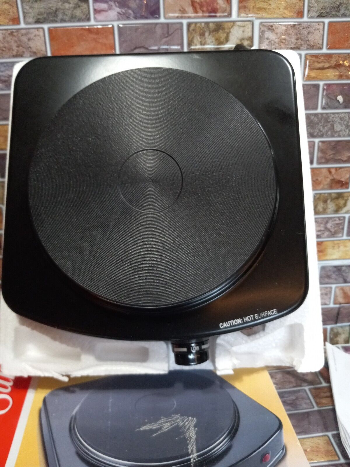 Sunbeam CKSBSB100-B Solid Single Burner New Open Box - Fresh Stock Dated February 2026