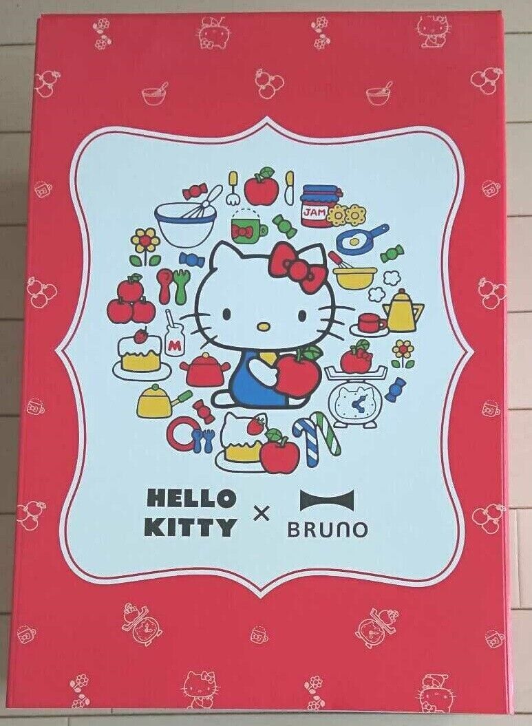 Bruno Hello Kitty Electric Griddle Hot Plate Limited Engraving Handle Sanrio - Fresh Stock Dated February 2026