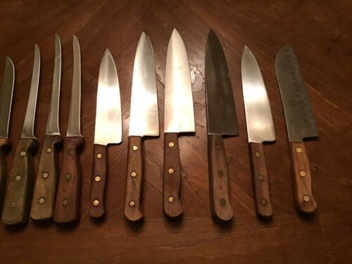 Lot 15 Vtg Chicago Cutlery Knives 100S 107S 62S 61S 65S 78S C42 42S Santoku Chef - Fresh Stock Dated January 2026
