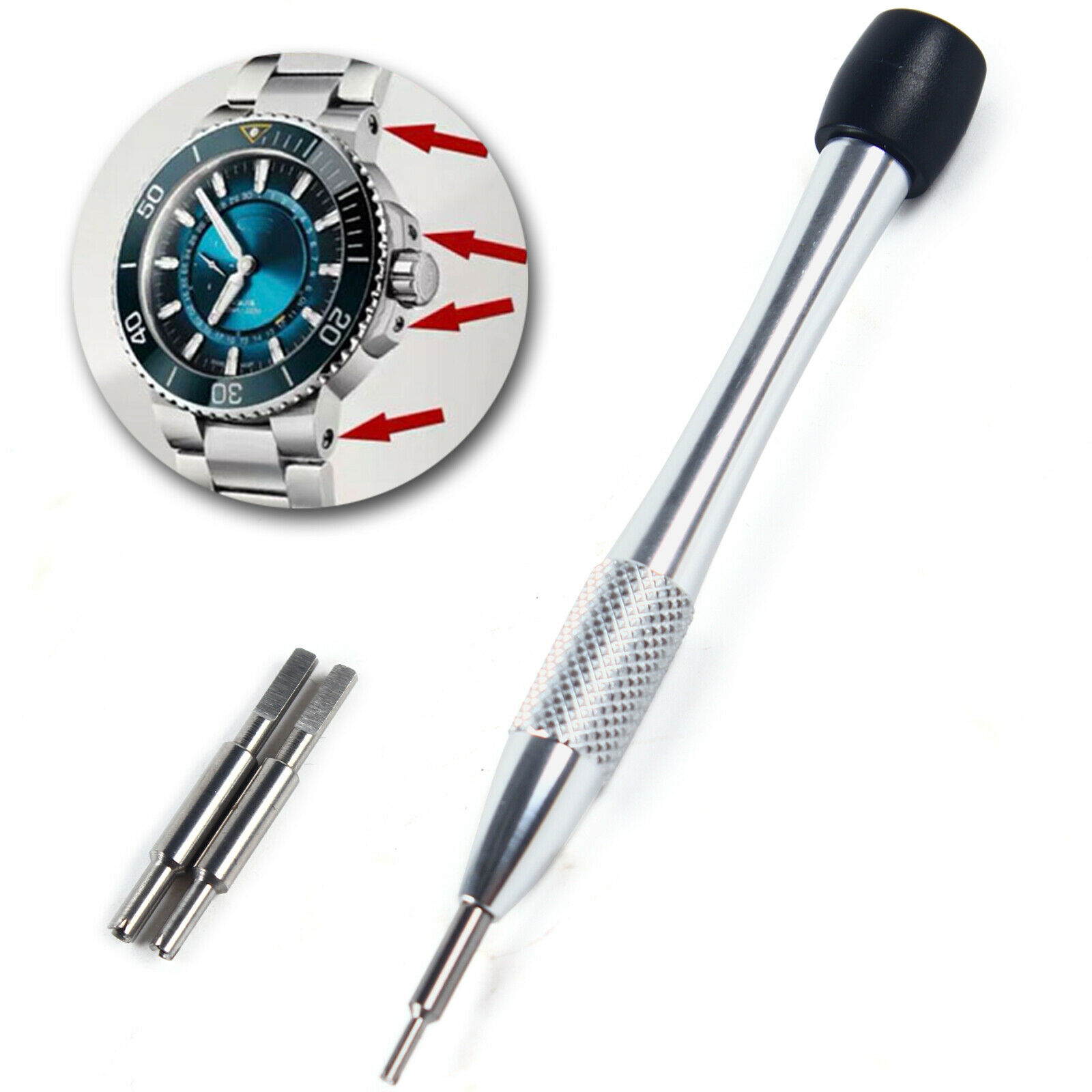 Watch Screwdriver Disassembling Shock-proof Movement Spring F8118B Watch Repair - Fresh Stock Dated December 2025