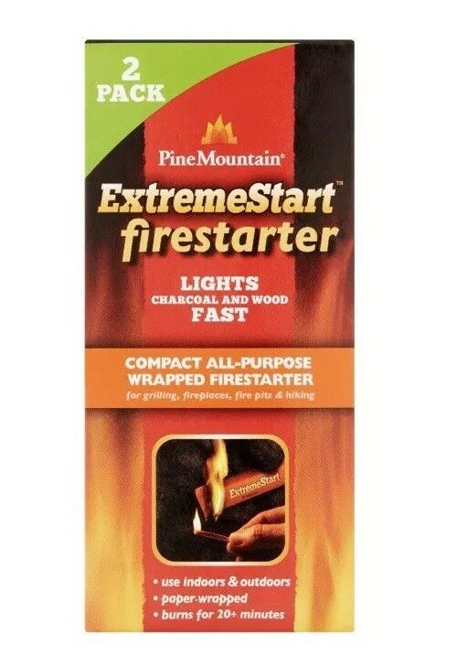 LOT 3 Boxes Pine Mountain ExtremeStart Firestarters Camp Prepping Emergency 6 Pc - Fresh Stock Dated December 2025