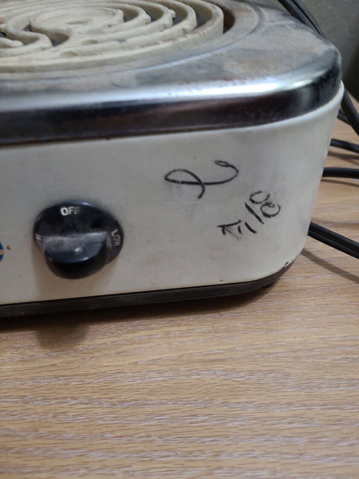 Vintage Capitol Model 275 Single Burner Electric Hot Plate  Made In USA  Tested - Fresh Stock Dated February 2026