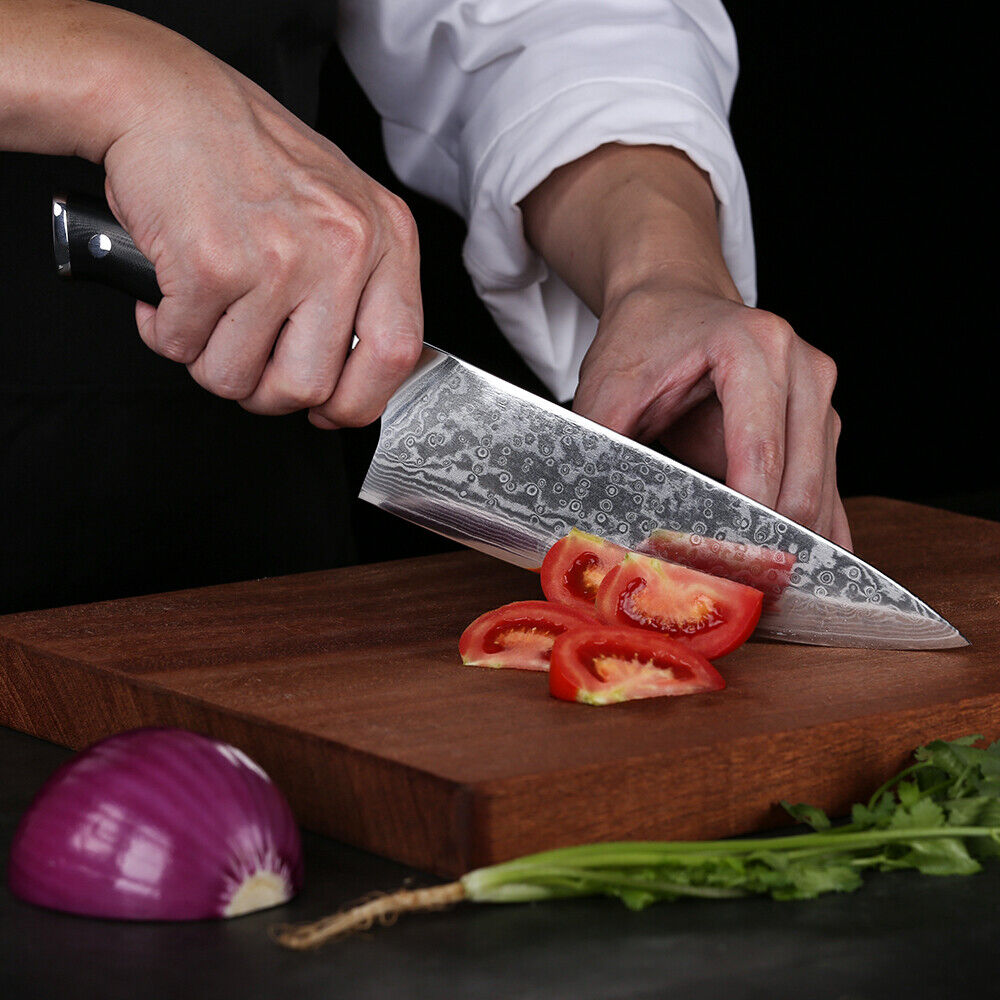 TURWHO 8inch Chef Knife 67-Layer Japanese VG10 Damascus Steel Kitchen Knives - Fresh Stock Dated February 2026
