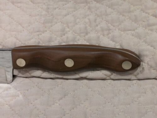 VTG Cutco Classic French Chef Knife No 25 Classic Brown Handle 9