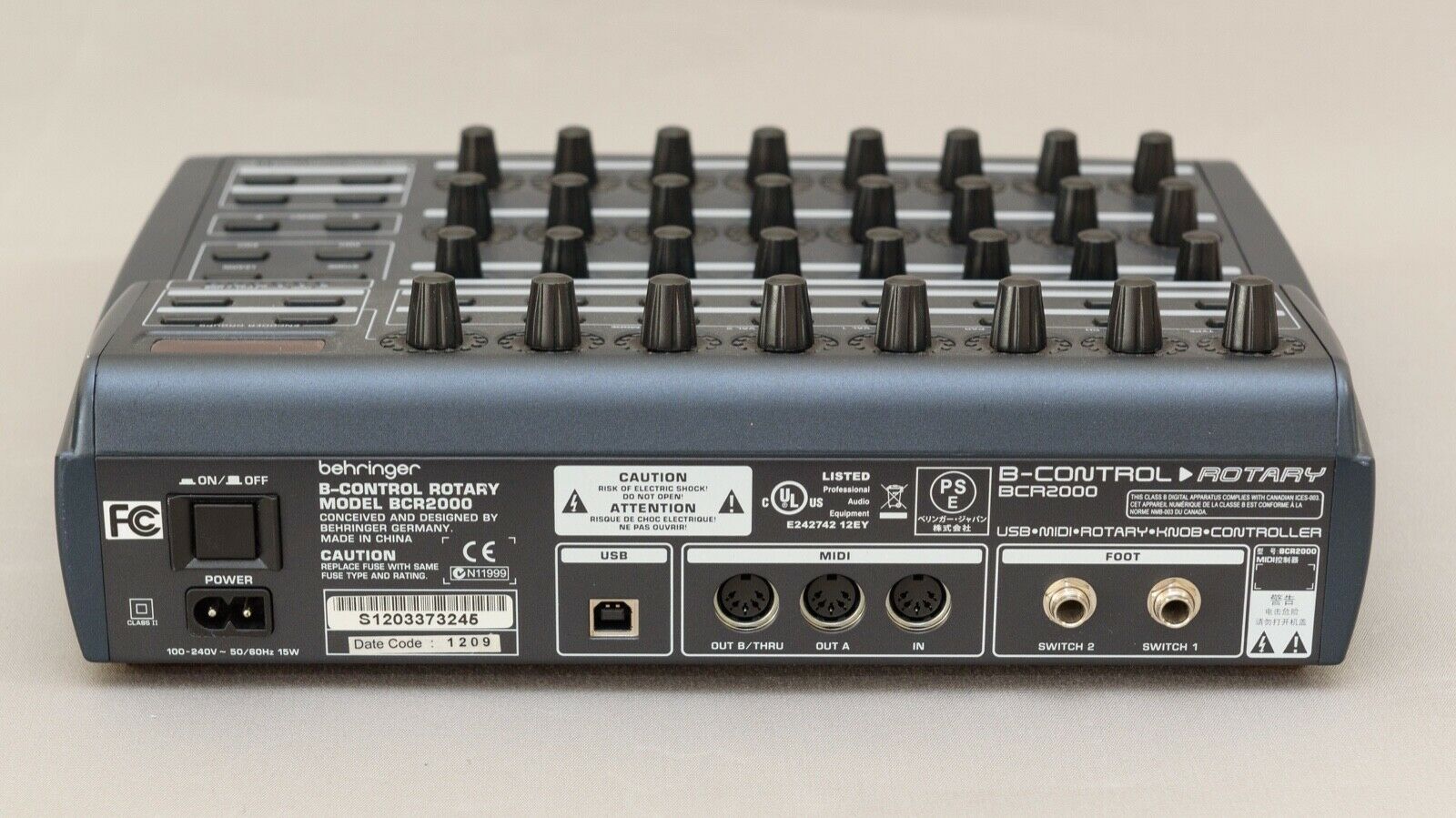 Behringer B-CONTROL BCR2000 - Fresh Stock Dated December 2025