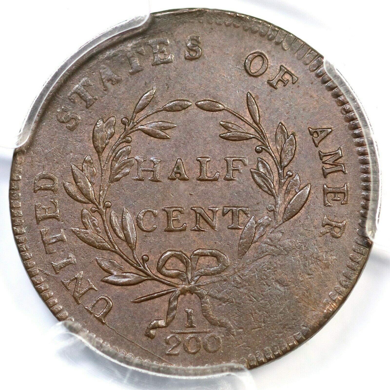 1797 C-1 R-2 PCGS MS 62 BN 1 Above 1 Liberty Cap Half Cent Coin 1/2c Ex; MCC - Fresh Stock Dated December 2025