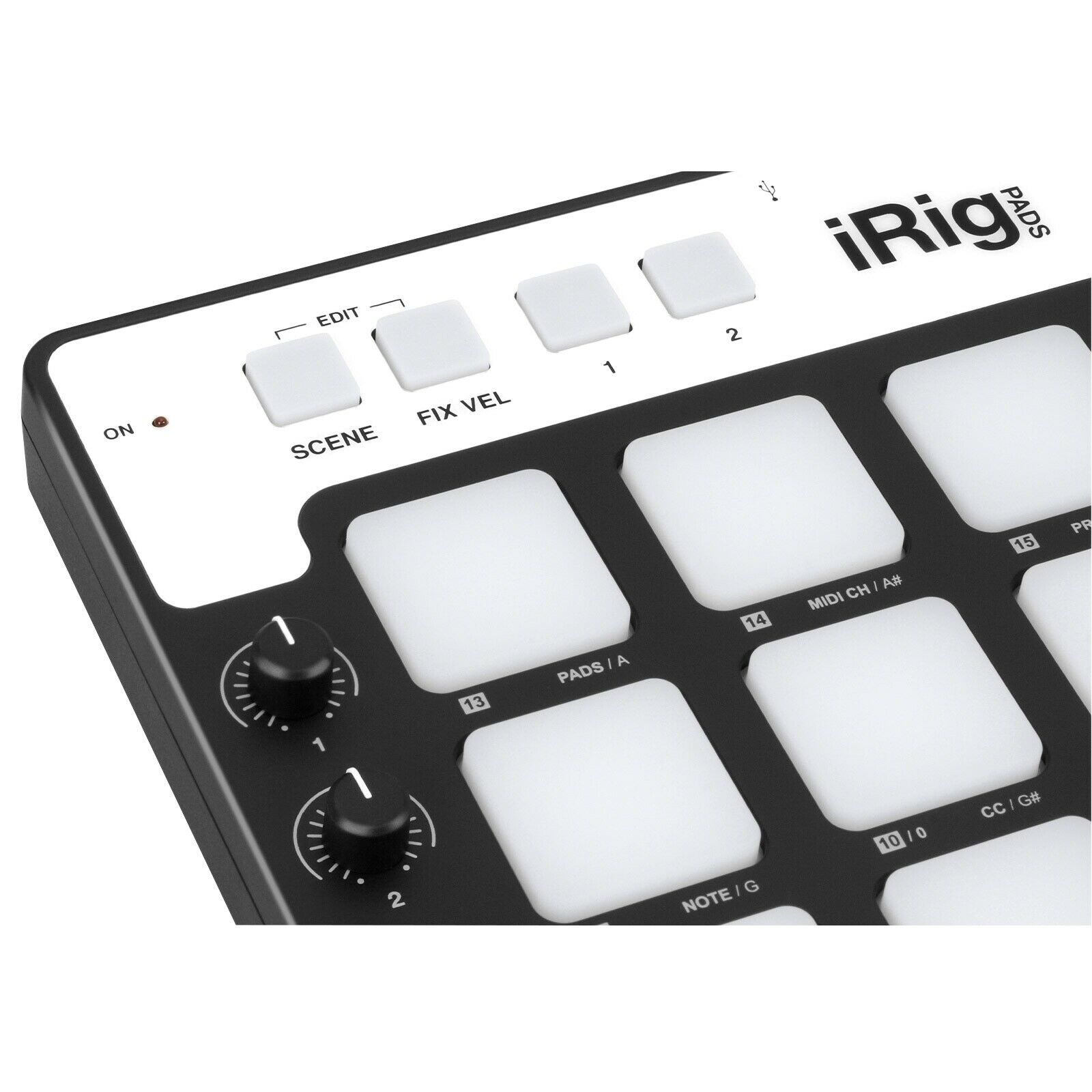 iRig Pads Pad-style MIDI Groove Controller for iPhone, iPad, iPod touch Mac & PC - Fresh Stock Dated December 2025