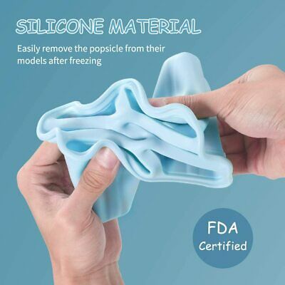 Molde De Silicona Para Helados Hacer Con 50 Palitos Maquina 6 Orificios Bandeja - Fresh Stock Dated February 2026