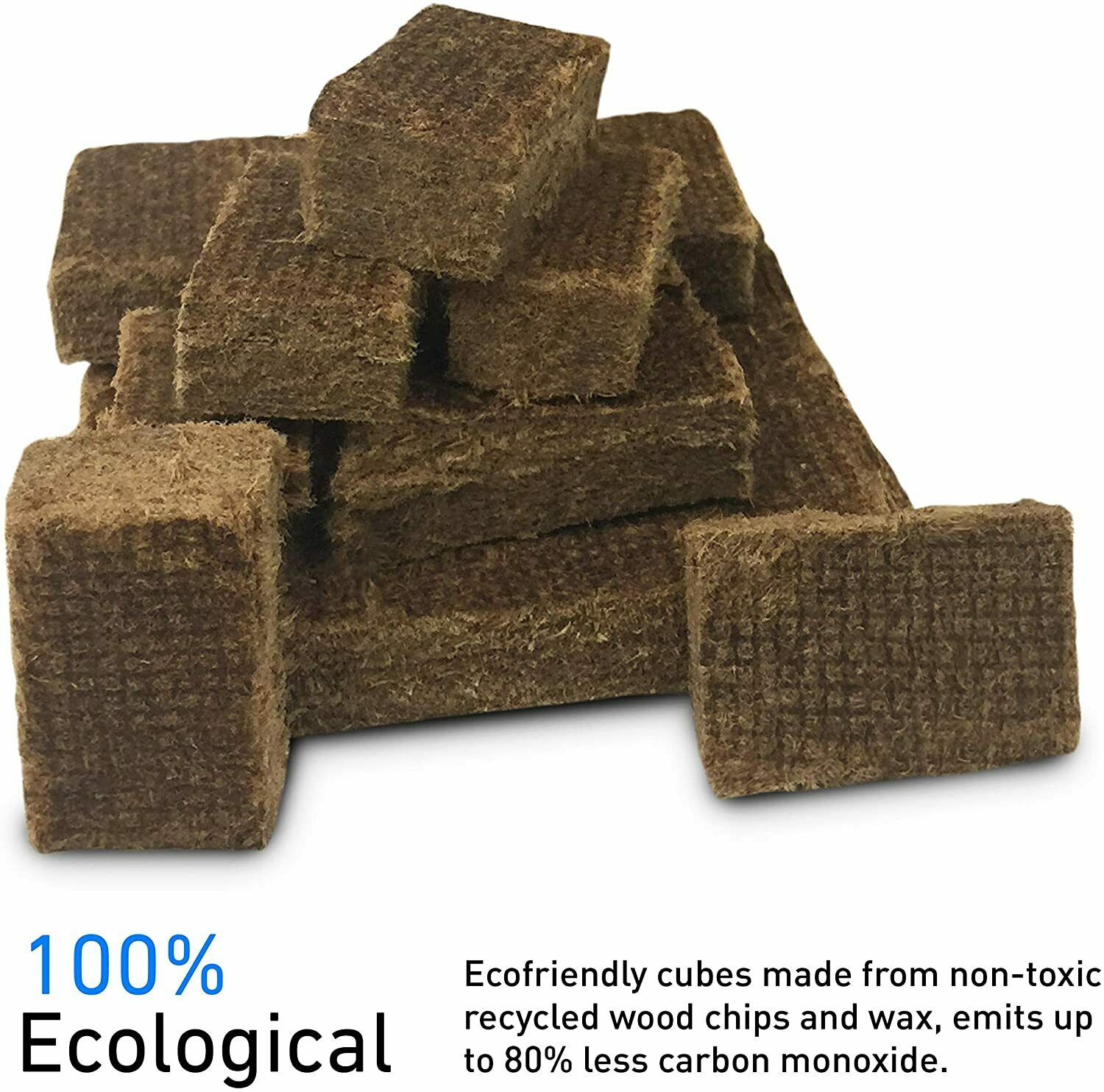 Fire Starter Squares Lighter Fireplace Campfire Grill Stove Charcoal Grills 7Pcs - Fresh Stock Dated January 2026