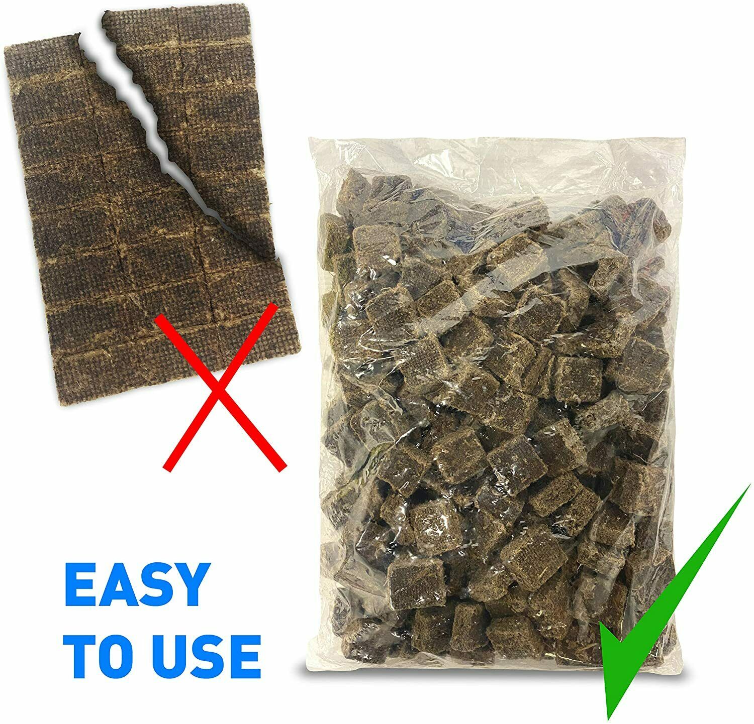 Fire Starter Squares Lighter Fireplace Campfire Grill Stove Charcoal Grills 7Pcs - Fresh Stock Dated January 2026