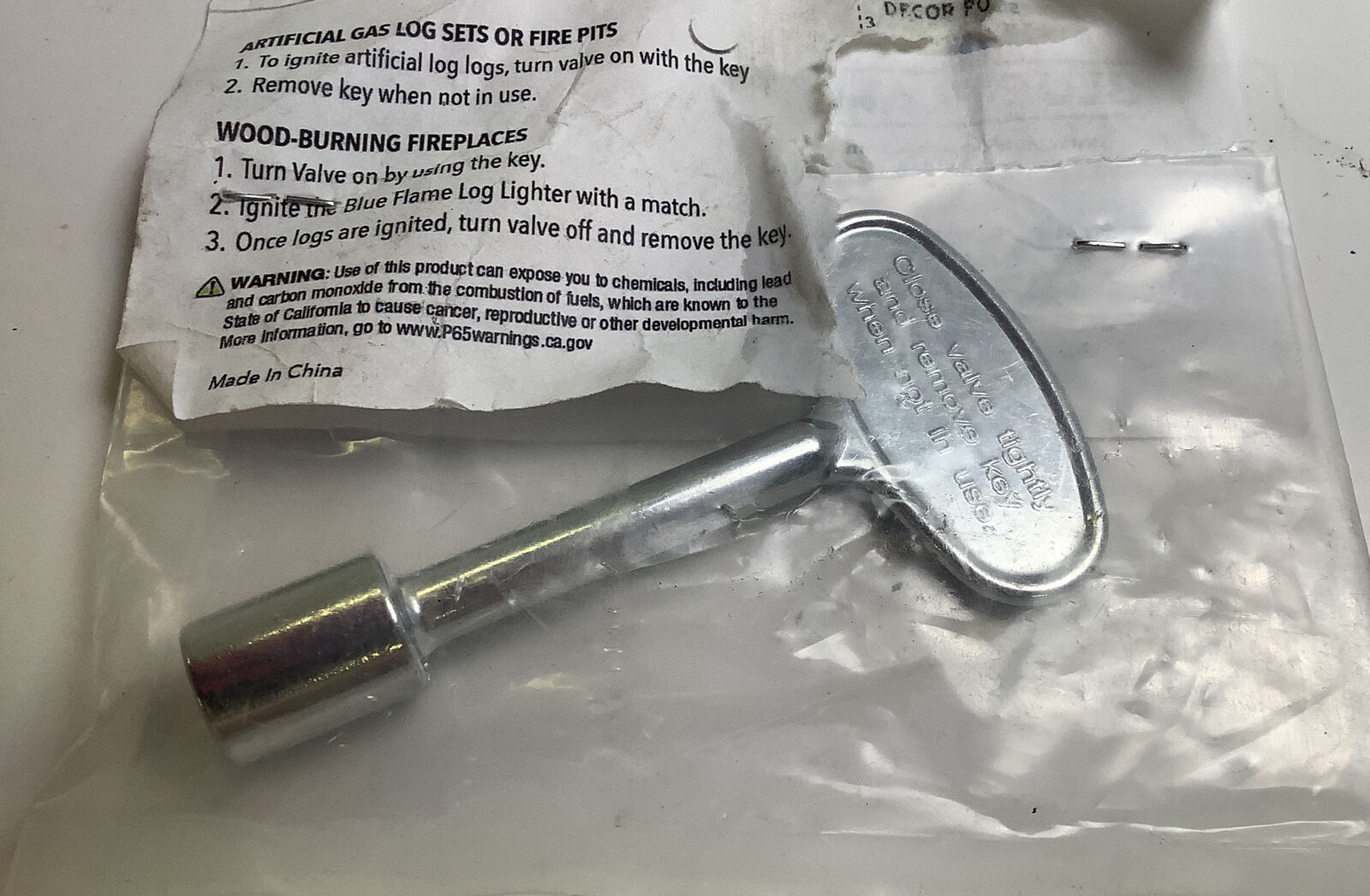 NEW👀Gas Valve Key Blue Flame 3