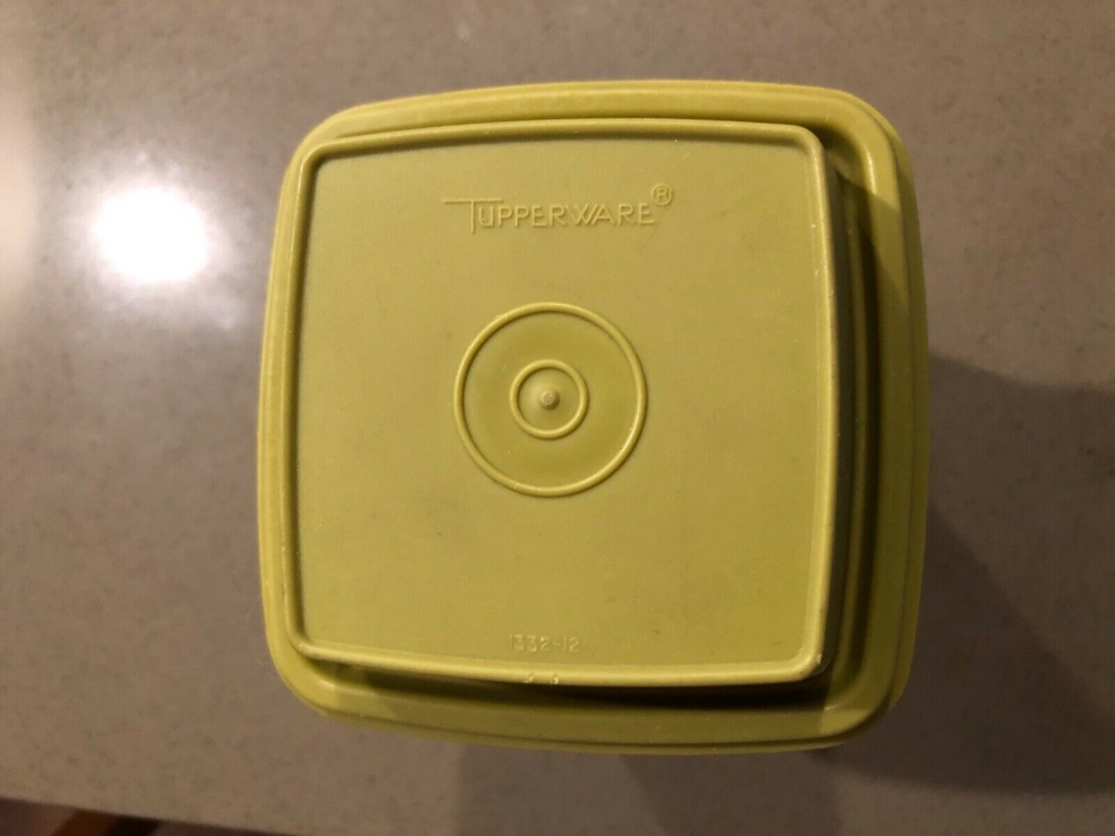 Vintage Tupperware Pickle keeper avocado green - Fresh Stock Dated February 2026